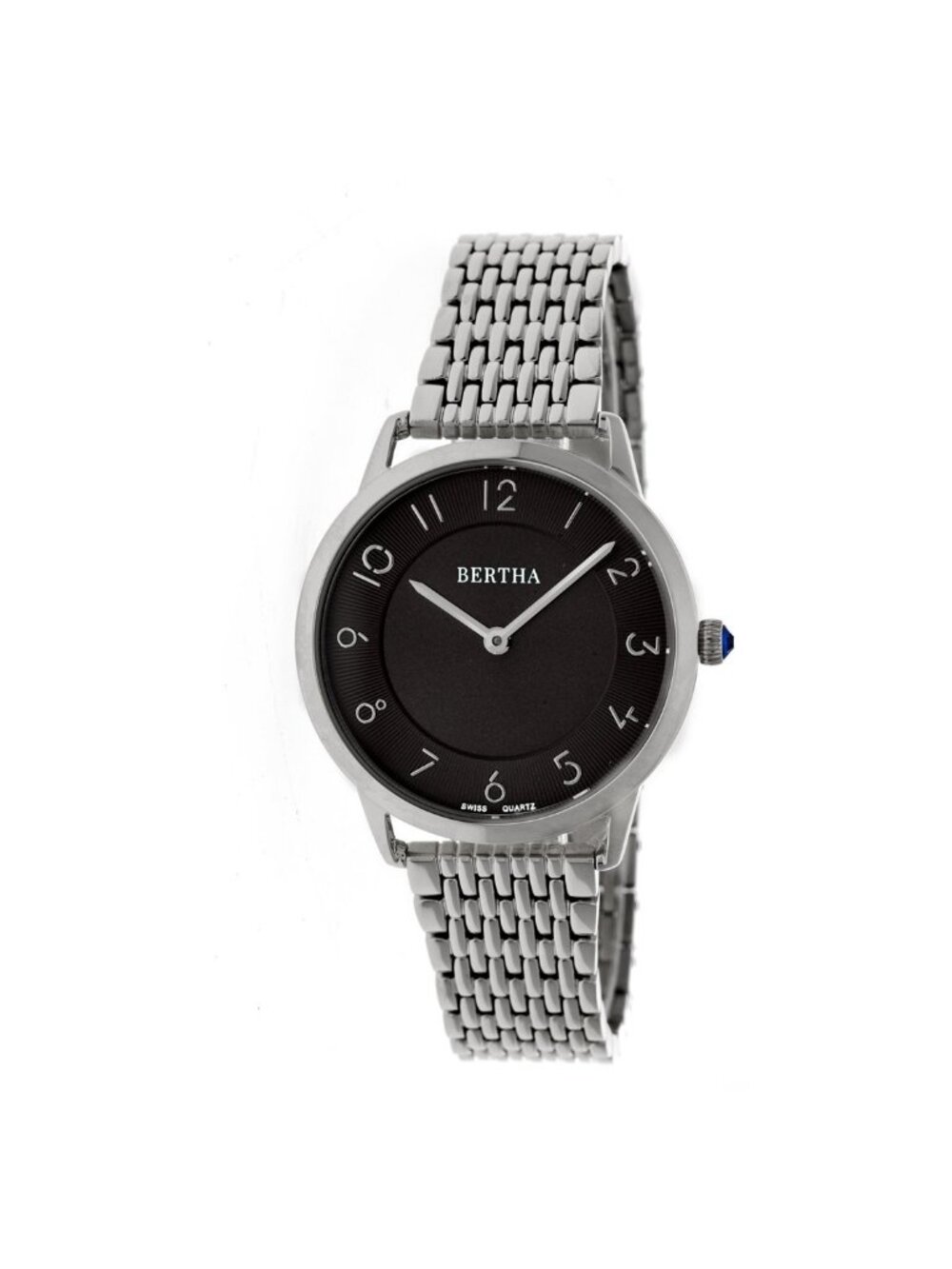 NWT Bertha Abby Black Dial Ladies Watch